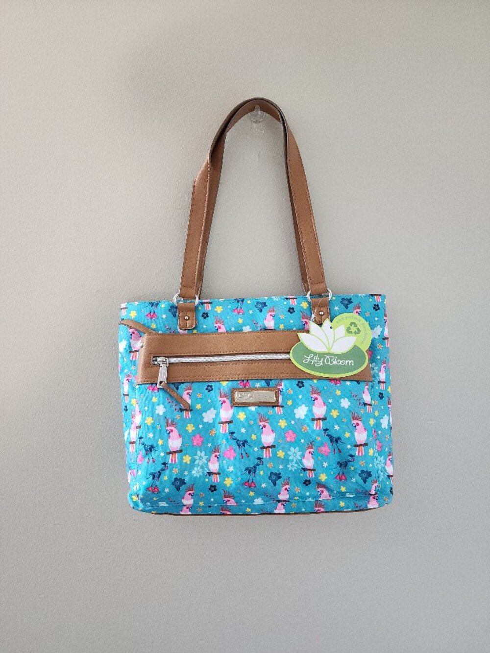 Lily Bloom Eco-Friendly "Cockatoo Party" Shoulder Bag - Picture 2 of 8